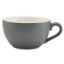Picture of GENWARE PORCELAIN BOWL SHAPED COFFEE CUP MATT GREY 25CL 8.75oz (6)