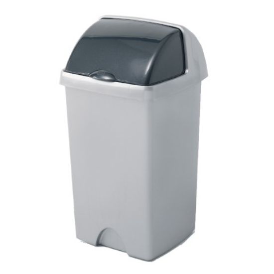 Picture of ADDIS ROLL TOP BIN 25L METALLIC
