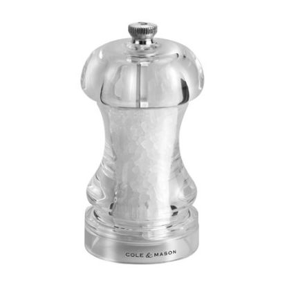Picture of COLE & MASON CAPSTAN 145 ACRYLIC SALT MILL 4.5" (SINGLE)