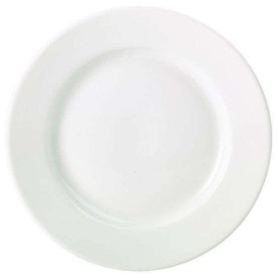 Picture of GENWARE PORCELAIN WHITE CLASSIC WINGED PLATE 31CM 12.25" (6)
