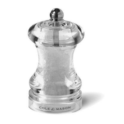 Picture of COLE & MASON CAPSTAN 125 ACRYLIC SALT MILL 3.3" (SINGLE)