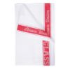 Picture of Linen Union Glass Cloth White/Red (Pack Of 10)