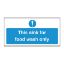 Picture of SINK FOR FOOD WASH ONLY 100 x 200mm