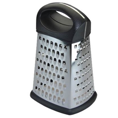 Picture of CHEESE GRATER 4WAY ST/ST BLACK HANDLE