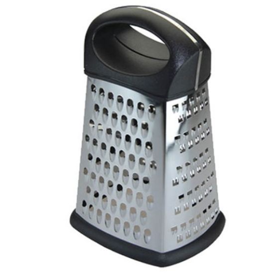 Picture of CHEESE GRATER 4WAY ST/ST BLACK HANDLE