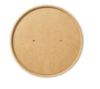 Picture of Kraft Brown Vented Lid For Microwavable Soup Container 8-16oz (Case of 500) 