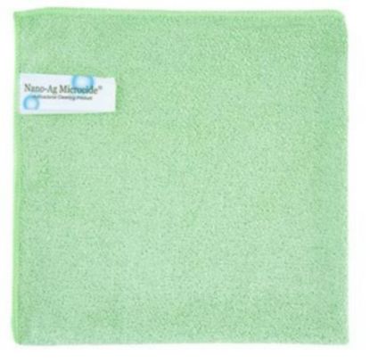 Picture of MICROTEX CLEANING CLOTH 40X40cm GREEN (PACK OF 10)