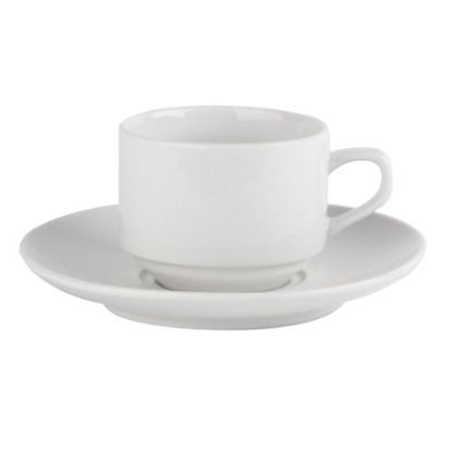 Picture of SIMPLY STACKING TEACUP 7oz WHITE (CASE OF 6)