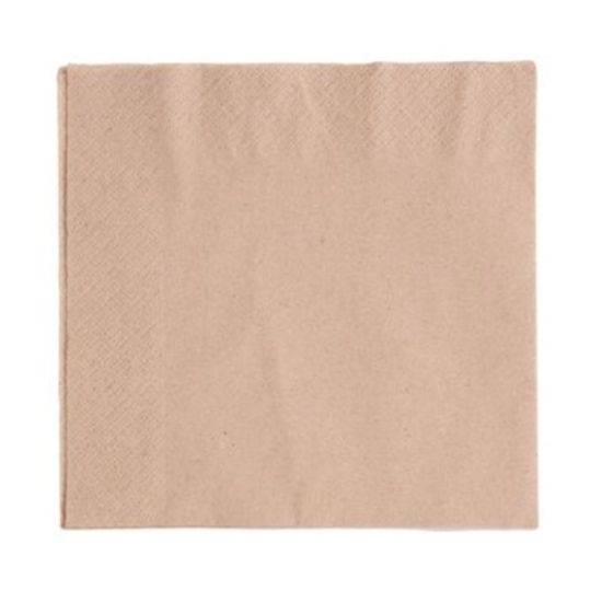Picture of VEGWARE UNBLEACHED NAPKIN 2PLY 33cm (PACK OF 100)
