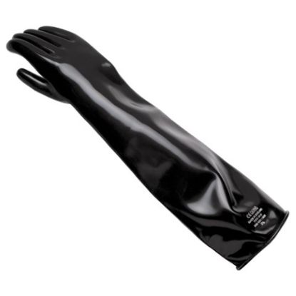 Picture of GLOVE CHEMPROTECT GAUNTLET 24" SIZE 10 BLACK SC107 *S