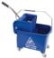 Picture of Microspeedy Flat Mop Bucket And Wringer Blue 20l