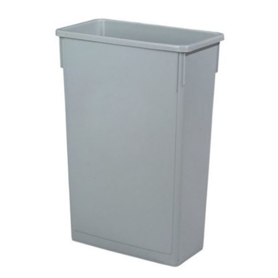 Picture of SLIM JIM WASTE CONTAINER 87L GREY