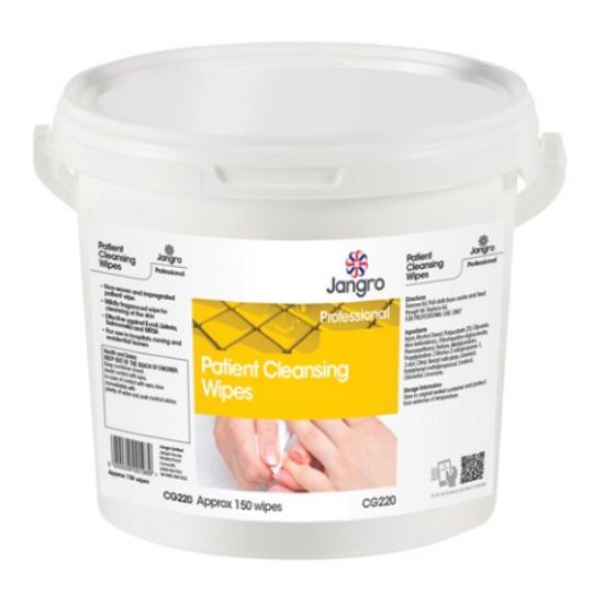 Picture of JANGRO PREMIUM PATIENT NURSING WIPES TUB (150)*s