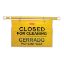 Picture of RUBBERMAID CLOSED FOR CLEANING HANGING SIGN ALUM/VINYL MAX EXTN 112CM