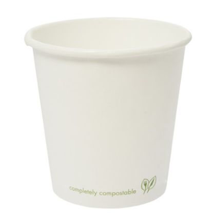 Picture of KRAFT SINGLE WALL HOT CUP 4oz WHITE (PACK OF 50)