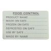 Picture of Food Control Label (500)