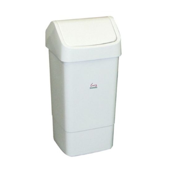 Picture of SWING TOP BIN 50L WHITE