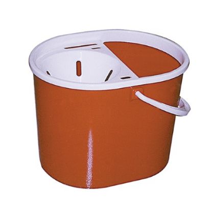 Picture of LUCY OVAL MOP BUCKET & SIEVE 15L RED