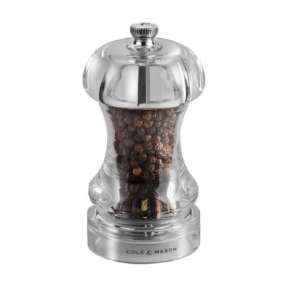 Picture of COLE & MASON CAPSTAN 145 ACRYLIC PEPPER MILL 4.5" (SINGLE)