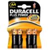 Picture of Duracell Plus Batteries Mn1500c Aa (Pack Of 4)