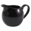 Picture of Genware Porcelain Black Milk Jug 14cl 5oz (6)