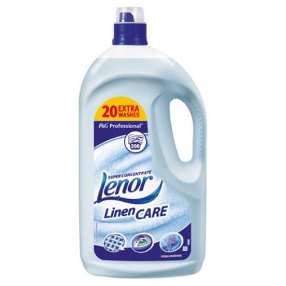 Picture of LENOR PROFESSIONAL FABRIC SOFTENER LIQUID 200 WASH 4L SEA BREEZE (SINGLE)