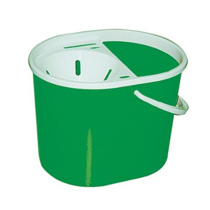 Picture of LUCY OVAL MOP BUCKET & SIEVE 15L GREEN
