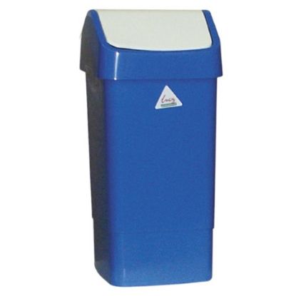 Picture of SWING TOP BIN 50L BLUE