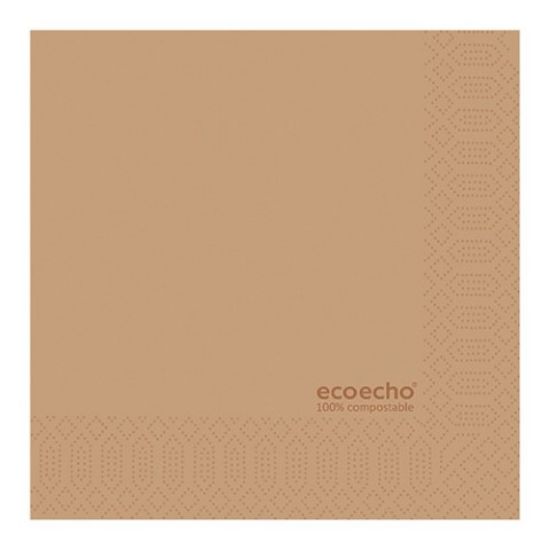 Picture of DUNI ECOECHO NAPKIN 2PLY 24cm (PACK OF 300)