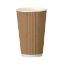 Picture of Kraft Brown Ripple Wrap Hot Cup 16oz (Pack Of 25)
