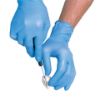 Picture of Jangro Premium Nitrile 5g Nitrile  Glove Powder Free Blue Medium (Pack Of 100)