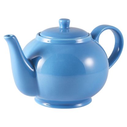 Picture of GENWARE PORCELAIN BLUE TEAPOT 15.75oz (6)