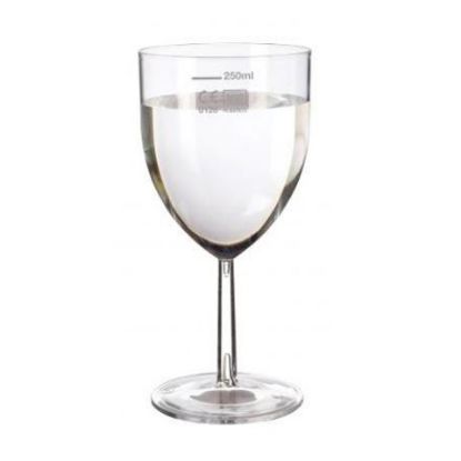 Picture of CLARITY POLYCARBONATE WINE GLASS L@250ml (SINGLE)