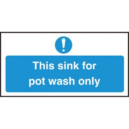 Picture of THIS SINK FOR POT WASH ONLY 100X200MM