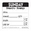 Picture of Pan Label By Roll Sunday Stripe Black (500)