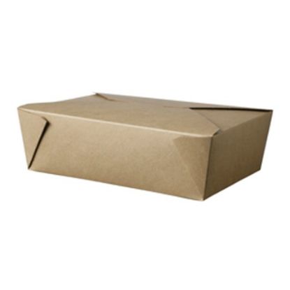 Picture of KRAFT BIOPAK BOX NO 8 BROWN 160x125x70mm 1300ml (PACK OF 50)
