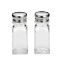 Picture of SALT/PEPPER SHAKER 2oz GLASS & CHROME NOSTALGIC