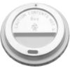 Picture of CPLA Go-Pak Hot Cup Lid 8oz White (Pack Of 100)