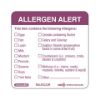 Picture of Allergen Food Label 2" Removeable (500)