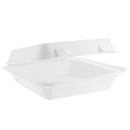 Picture of BAGASSE SQUARE LUNCH BOX 203X203mm (PCK OF 50)