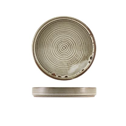 Picture of TERRA PORCELAIN SMOKE GREY PRESENTATION PLATE 26CM (6)