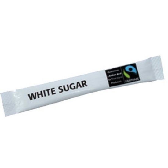 Picture of FAIRTRADE WHITE SUGAR STICKS 2G (1000)