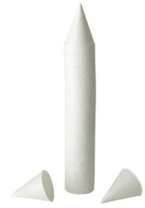 Picture of WHITE COMPOSTABLE PAPER WATER CONE CUP 4oz (PACK OF 200)