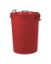 Picture of Food Grade Bin With Lid 100ltr Red