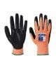 Picture of Nitrile Foam Glove Cut B13 Amber/Black Size 9/L