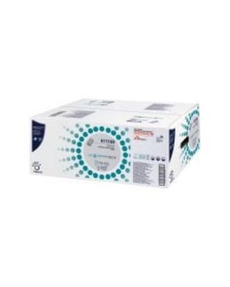 Picture of DISSOLVE TECH SUPERIOR V FOLD HANDTOWEL WHITE 2 PLY (PURE) 21cm x 22cm (3150)