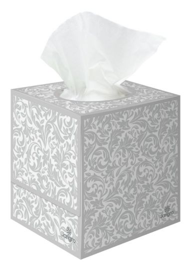 Picture of JANGRO CLOUDSOFT PREMIUM CUBED LUXURY FACIAL TISSUES 2PLY PURE (24)