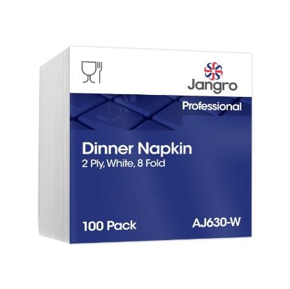 Picture of NAPKIN DINNER 40cm 8 FOLD 2 PLY (PACK  OF 100)