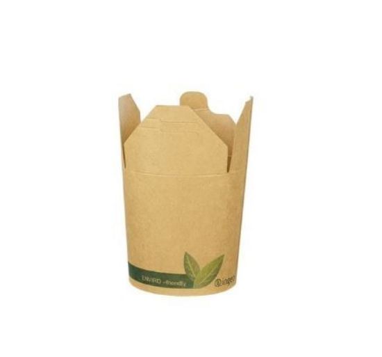 Picture of KRAFT FOOD PAIL COMPOSTABLE ROUND 26oz (CASE OF 500)