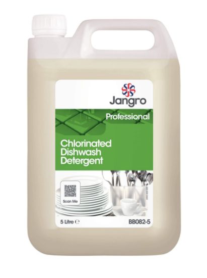Picture of JANGRO CHLORINATED DISHWASH DETERGENT 5LTR (CASE OF 2) **DG**